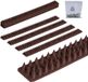 Merkloos Relaxdays duivenpinnen - set van 10 - 2x49x4 cm - balkon - dak - elk 3 rijen - kunststof