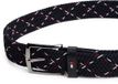 Tommy Hilfiger Denton Ceinture Élastique Space Blue Taille: 90 | Ceintures Outlet | Homme | Bleu
