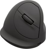 Fellowes Breyta™ Plus+ Verticale Muis Large – Ergonomisch Rechtshandig – 3‑in‑1 (Bluetooth / USB‑C / Bedraad) – 2400 DPI – Antibacterieel - Zwart