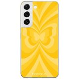 ERT GROUP mobiel telefoonhoesje voor Samsung S22 origineel en officieel erkend Babaco patroon Butterflies 001