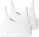 Schiesser Bustier in dubbelpack, zonder cups in katoen wit - 95/5 Dames Beha