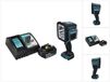 Makita DML 812 RT1 Snoerloze LED handlamp 18 V 1250 lm + 1x oplaadbare accu 5.0 Ah + lader