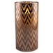 PEHA Luxe LED Kaars - Koper Glas - D7 x H15 cm - Warm Wit Licht