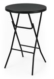 Brixy Stevige Zwarte Statafel - Partytafel - Robuust en Weersbestendig - Inklapbaar - 80cm x 110cm - Feest - 1 stuk - Zwart