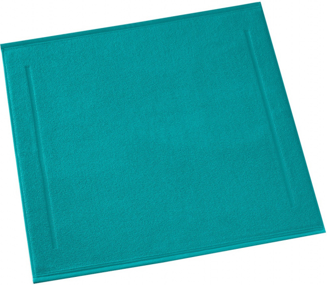 De Witte Lietaer badmat Contessa 60 x 60 cm katoen turquoise