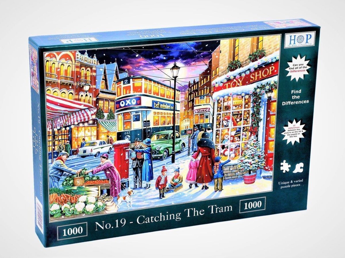 House Of Puzzles No.19 - Catching the Tram Puzzel 1000 Stukjes