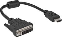Allteq HDMI naar DVI verloopstekker - Zwart