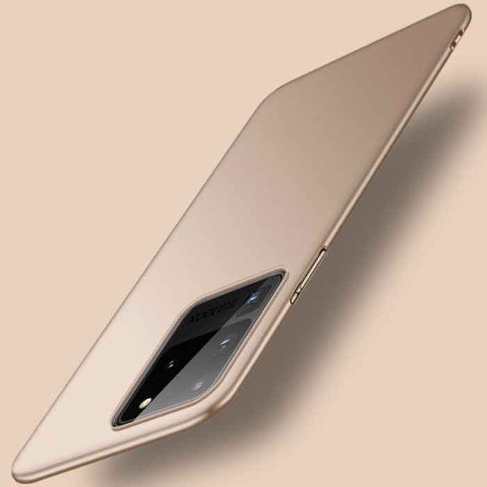 USLION Samsung Galaxy S9 Magnetisch Ultra Dun Hoesje - Hard Matte Case Cover Goud