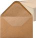 Enveloppen Noa Home Deco Enveloppen van kraftpapier (100 stuks) Vintage / zonder venster - C6-162x114mm NHD06