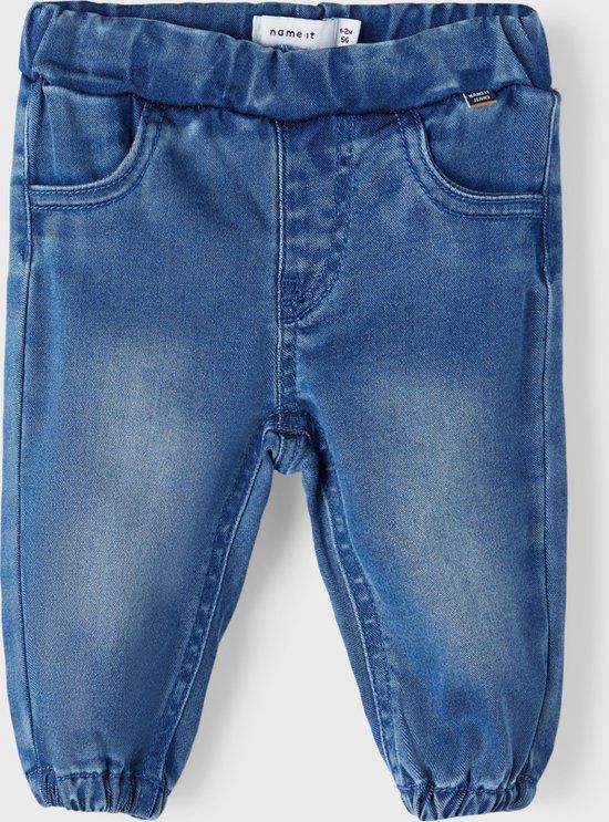 NAME IT NBNBERLIN BAGGY R JEANS - Baby - Maat 68 - Medium Blue Denim