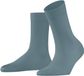 FALKE Cotton Touch eenkleurig katoen sokken dames blauw - maat 39-42