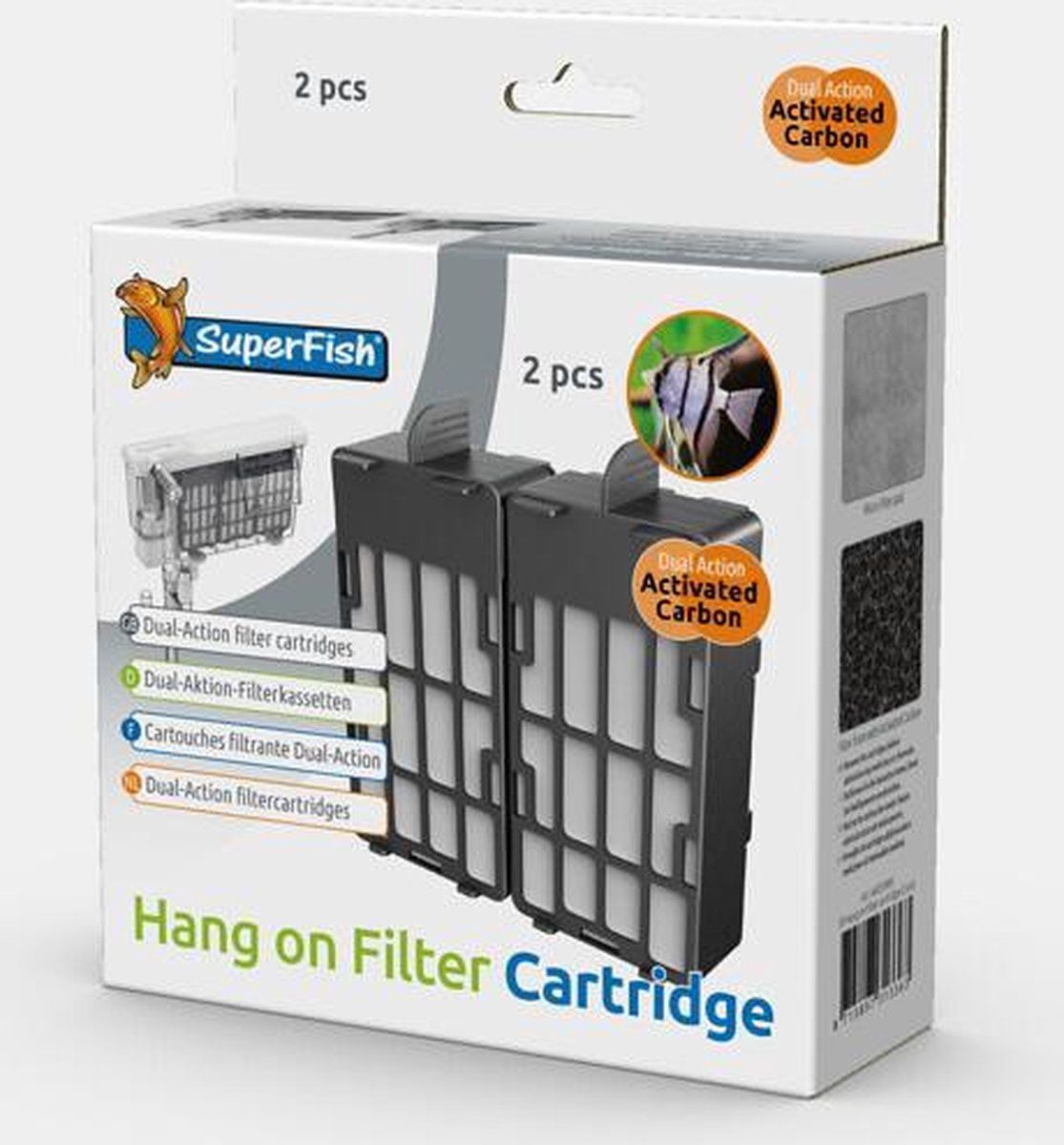 SuperFish Hang on 100 en 200 Filtercartridges
