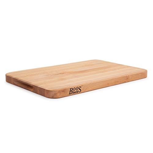 John Boos Blok MPL2014125G Chop-N-Slice Maple Wood Cutting Board - 20 inch x 14 inch x 1,25 inch