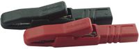 SKS Hirschmann AK 2 S Set Krokodillenklemmenset Steekaansluiting 4 mm CAT I Zwart, Rood