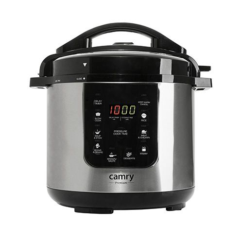 Camry Premium Camry CR 6409 Multi Cooker - 6L - 1000W - Black/Stainless Steel