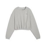 PUMA W CLOUDSPUN CREW Lichtgrijs Heather