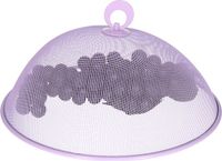 Alpina Vliegenkap/voedselkap - rond - lila - D30 x H15 cm - metaal