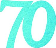 Petra's knutsel-News A-GEF3370-57 strooidecoratie, Fliz, turquoise, 18 x 12 x 3 cm