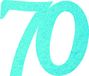 Petra's knutsel-News A-GEF3370-57 strooidecoratie, Fliz, turquoise, 18 x 12 x 3 cm