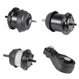 VEVOR Motor- en transmissiemotorbevestigingsset vervanging, set van 4, compatibel met 2009-2017 Chevrolet Traverse 3.6L V6, vervangt OE# A5548HY, A5549HY, A5458HY, A5444, veilige ondersteuning