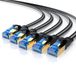 Primewire Câble LAN plat lot de 5, CAT 8, 40 Gbit/s