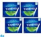Tampax Super Non-Plastic Tampons - 4 x 20