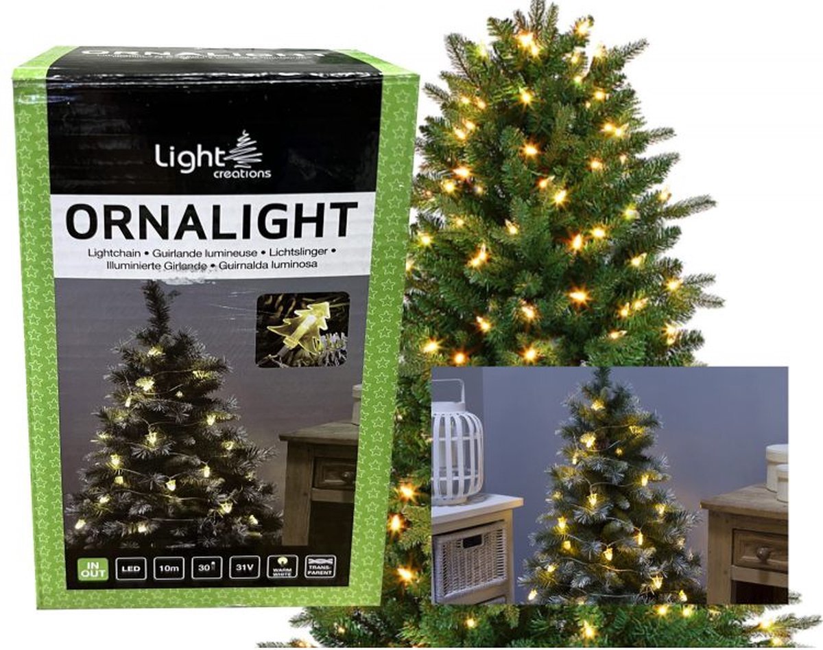 Twilight Creations Kerstverlichting Warm Witte Kerstlampjes 10M In- en Outdoor