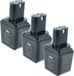 Vhbw 3x Batterie Compatible Avec Bosch GSS-serie 1ère Génération Outil Électrique (3000 mAh, NiMH, 9,6 V)