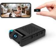 Caméras cachées sans marque – Mini caméra de sécurité – Caméra nounou sans fil avec stockage cloud – Objectif rotatif à 180° – Détection de mouvement – Enregistrement WiFi/hors ligne – Seulement 0,5 pouce