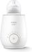 Philips Avent Snelle flessenwarmer met intelligente temperatuurregeling: verwarmt gelijkmatig, geen hete plekken - SCF358/00