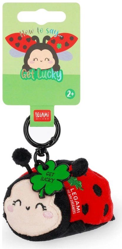 Legami Lieveheersbeestje Pluche Sleutelhanger - Tiny Super Soft!