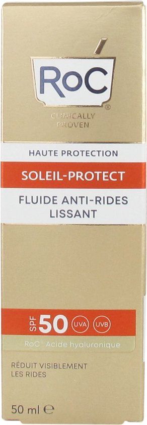 RoC Soleil-Protect Anti-Wrinkle Smoothing Fluid SPF 50 - 50 ml