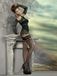 Ballerina Hold Up Kousen Roaring Twenties 20 denier Zwart L/XL