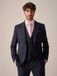 Next Heren Slim Fit Kostuum met Textuur Colbert Regular Blauw