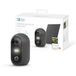 Garza Smart draadloze en intelligente bewakingscamera op zonne-energie, 1080p (HD) met bewegingsmelder, kleurennachtzicht, wifi-IP (2,4 GHz), afstandsbediening via app