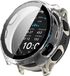 Strap-it hard case hoesje met glasplaat geschikt voor Amazfit Cheetah 2 Pro (transparant)