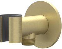 IVY Wandsteun met Geïntegreerde Wateruitlaat 1/2 inch - RVS 316 Geborsteld Mat Goud