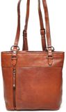 Berba Lucca Rugzak / Schoudertas Brandy Leer