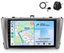 Toyota Autoradio avec caméra et microphone pour Toyota Avensis 2008-2015. CarPlay et Android Auto sans fil, 4G WiFi, navigation GPS, processeur 8 cœurs, RDS, DSP, DAB+, Bluetooth, écran 9 pouces, stockage 6+128 Go