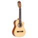Ortega RQ25 Requinto Series Natural 1/2-formaat klassieke gitaar met gigbag