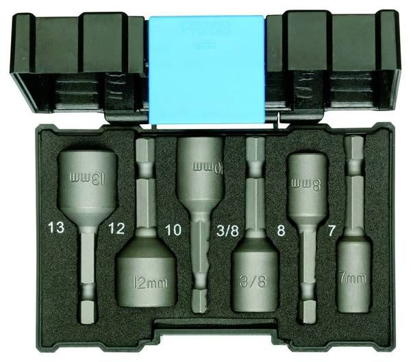 Gedore 666-006 Bitdopsleutel-box, 1/4", 6-delig