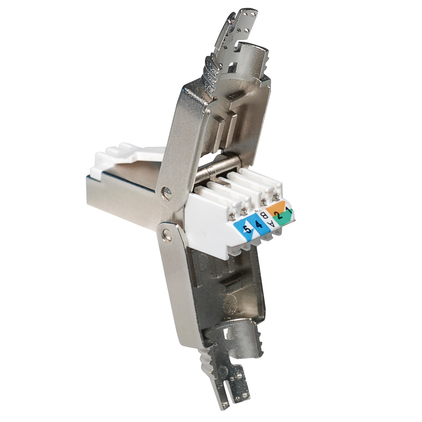 transmedia RJ45 toolless connector voor F/UTP / S/FTP CAT6a netwerkkabel - per stuk