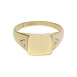 Fossil Dames Ellis gouden roestvrij stalen ring, JF047917107