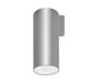 Daisalux Lens – buitenlamp, waterdicht, 2 n30 esp 2 h, 230 V, zilvergrijs