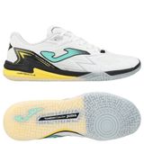 Joma Regate Reactive In - Blanc/turquoise/noir/jaune - Foot En Salle (Ic), pointure 45½