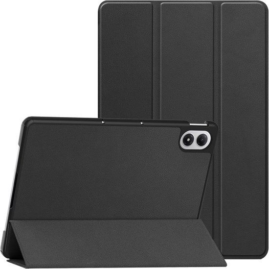 imoshion Tablet Hoes - Geschikt voor Xiaomi Redmi Pad 2 - Trifold Bookcase - Zwart