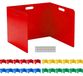 Set de 24 cloisons de bureau pliables en 4 couleurs