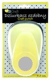dp Craft Craft Punch 7,5CM geschulpte cirkel, multicolore