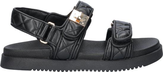 Steve Madden Mona-Q dames sandaal - Zwart - Maat 36