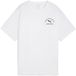 Puma Class T-shirt à manches courtes coupe décontractée Blanc M Femme